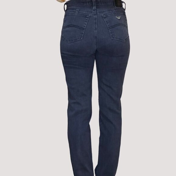 Armani Jeans Denim - Armani Jeans Faded Black Comfort Fit Straight Leg Jeans 27 (Tag says 29)